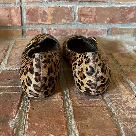Arturo Chiang Aryane Buckle Leopard Flats - Picture 5 of 9